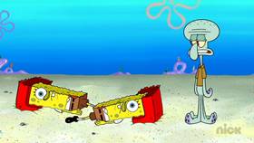 Screenshots from the 2013 United Plankton Pictures cartoon Squid Defense