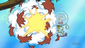 Screenshots from the 2013 United Plankton Pictures cartoon Squid Defense