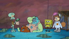 Screenshots from the 2013 United Plankton Pictures cartoon Squid Defense