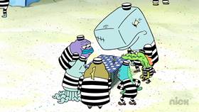 Screenshots from the 2013 United Plankton Pictures cartoon Jailbreak!