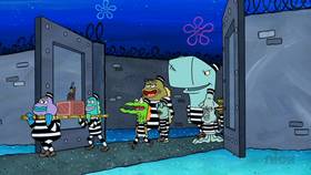 Screenshots from the 2013 United Plankton Pictures cartoon Jailbreak!