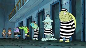 Screenshots from the 2013 United Plankton Pictures cartoon Jailbreak!