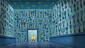 Screenshots from the 2013 United Plankton Pictures cartoon Evil Spatula