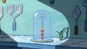 Screenshots from the 2013 United Plankton Pictures cartoon Evil Spatula
