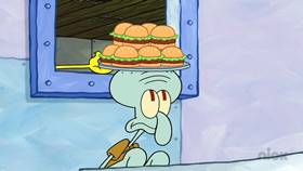 Screenshots from the 2013 United Plankton Pictures cartoon Evil Spatula