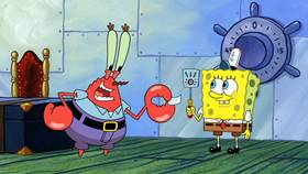 Screenshots from the 2013 United Plankton Pictures cartoon Evil Spatula