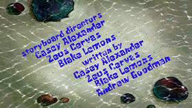 Screenshots from the 2013 United Plankton Pictures cartoon Evil Spatula