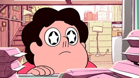 Screenshots from the 2013 Cartoon Network Studios cartoon Gem Glow