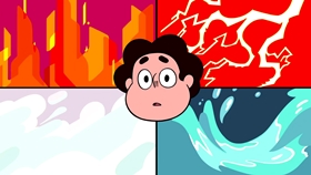 Screenshots from the 2013 Cartoon Network Studios cartoon Gem Glow