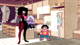 Screenshots from the 2013 Cartoon Network Studios cartoon Gem Glow