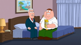 Screenshots from the 2013 Fuzzy Door Productions cartoon Christmas Guy