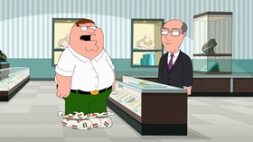 Screenshots from the 2013 Fuzzy Door Productions cartoon Christmas Guy