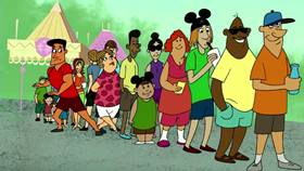 Screenshots from the 2013 Disney Educational Productions cartoon Safety Smart On the Go!: Amusement Parks