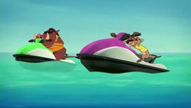 Screenshots from the 2013 Disney Educational Productions cartoon Safety Smart On the Go!: Boats