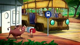 Screenshots from the 2013 Disney Educational Productions cartoon Safety Smart On the Go!: Buses