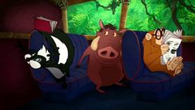 Screenshots from the 2013 Disney Educational Productions cartoon Safety Smart On the Go!: Buses