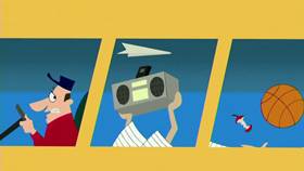 Screenshots from the 2013 Disney Educational Productions cartoon Safety Smart On the Go!: Buses