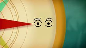 Screenshots from the 2013 Disney Educational Productions cartoon Safety Smart On the Go!: Cars