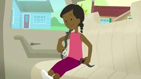 Screenshots from the 2013 Disney Educational Productions cartoon Safety Smart On the Go!: Cars