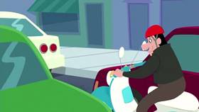 Screenshots from the 2013 Disney Educational Productions cartoon Safety Smart On the Go!: Motorbikes