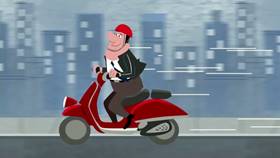 Screenshots from the 2013 Disney Educational Productions cartoon Safety Smart On the Go!: Motorbikes