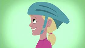 Screenshots from the 2013 Disney Educational Productions cartoon Safety Smart On the Go!: Motorbikes