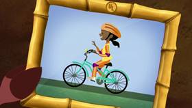 Screenshots from the 2013 Disney Educational Productions cartoon Safety Smart On the Go!: Motorbikes