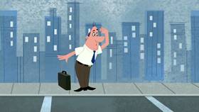 Screenshots from the 2013 Disney Educational Productions cartoon Safety Smart On the Go!: Pedestrians