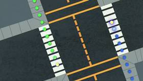 Screenshots from the 2013 Disney Educational Productions cartoon Safety Smart On the Go!: Pedestrians