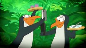 Screenshots from the 2013 Disney Educational Productions cartoon Safety Smart On the Go!: Pedestrians