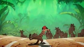 Screenshots from the 2013 Disney Educational Productions cartoon Safety Smart On the Go!: Pedestrians