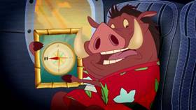 Screenshots from the 2013 Disney Educational Productions cartoon Safety Smart On the Go!: Planes