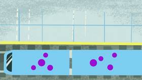 Screenshots from the 2013 Disney Educational Productions cartoon Safety Smart On the Go!: Trains