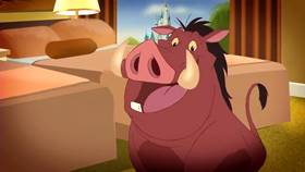 Screenshots from the 2013 Disney Educational Productions cartoon Hotel Safety