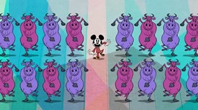 Screenshots from the 2014 Disney Television Animation cartoon Mumbai Madness