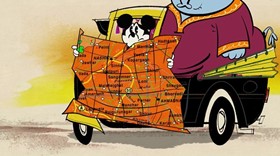 Screenshots from the 2014 Disney Television Animation cartoon Mumbai Madness