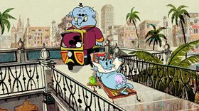 Screenshots from the 2014 Disney Television Animation cartoon Mumbai Madness