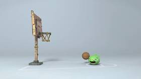 Screenshots from the 2014 Rovio Entertainment cartoon Hog Hoops