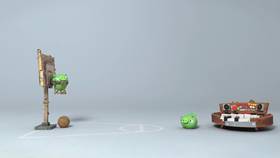 Screenshots from the 2014 Rovio Entertainment cartoon Hog Hoops