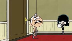 Screenshots from the 2014 Nickelodeon cartoon The Loud House