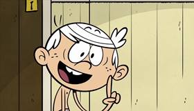 Screenshots from the 2014 Nickelodeon cartoon The Loud House