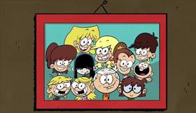 Screenshots from the 2014 Nickelodeon cartoon The Loud House