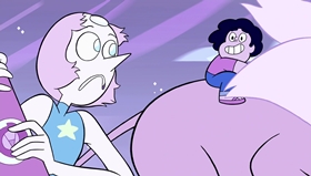 Screenshots from the 2015 Cartoon Network Studios cartoon Rose