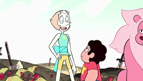 Screenshots from the 2015 Cartoon Network Studios cartoon Rose
