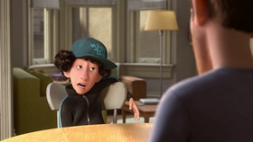 Screenshots from the 2015 Pixar cartoon Riley