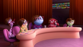 Screenshots from the 2015 Pixar cartoon Riley