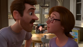 Screenshots from the 2015 Pixar cartoon Riley