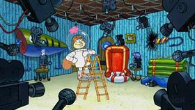 Screenshots from the 2016 United Plankton Pictures cartoon The  Fish Bowl