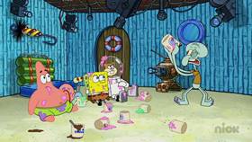 Screenshots from the 2016 United Plankton Pictures cartoon The  Fish Bowl