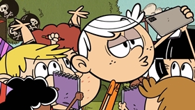 Screenshots from the 2016 Nickelodeon cartoon Funny Business